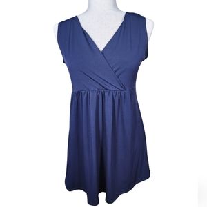 VKY & CO Navy Sleeveless Tank